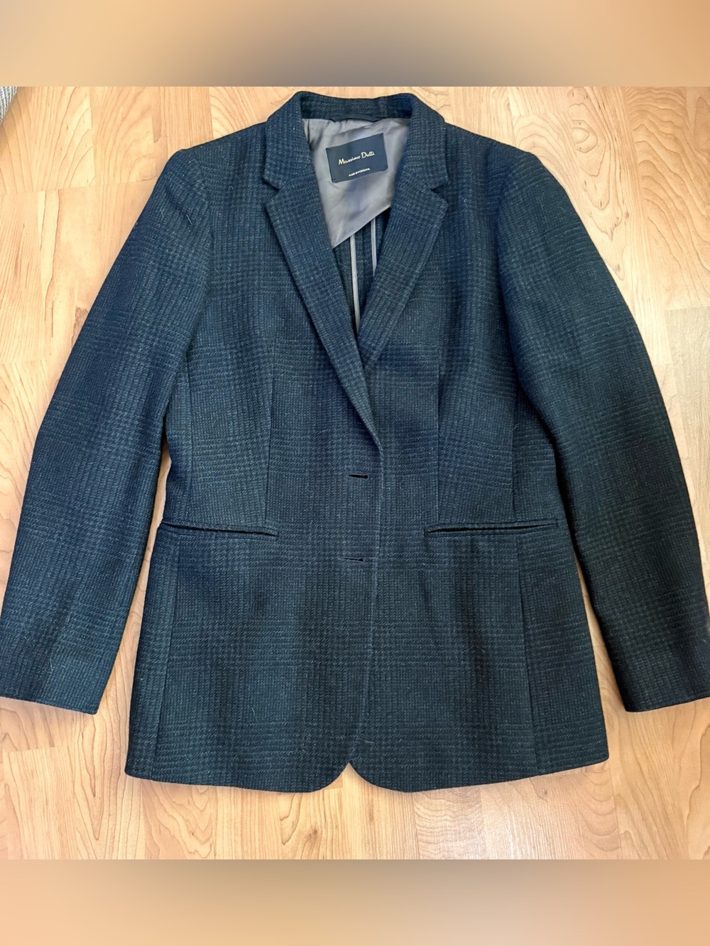 Massimo Dutti Women's Plaid Blazer